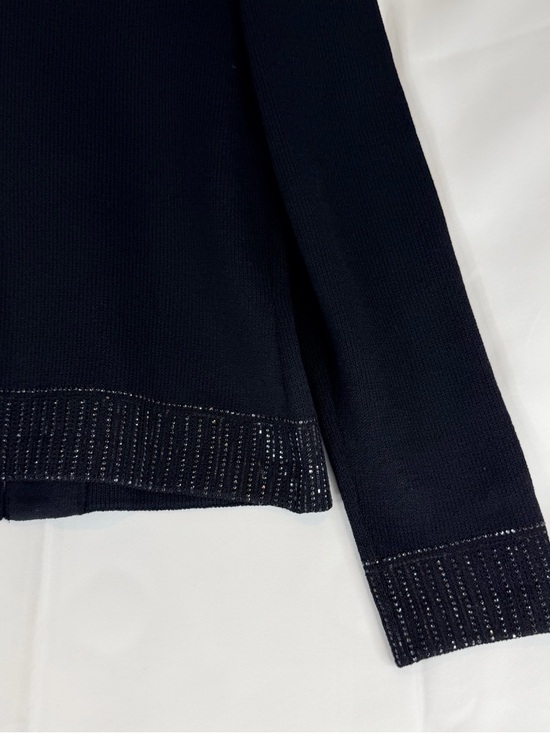 ST JOHN EVENING Women’s Size 10 Sweater Cardigan VINTAGE Embellished Made in USA - Picture 13 of 16